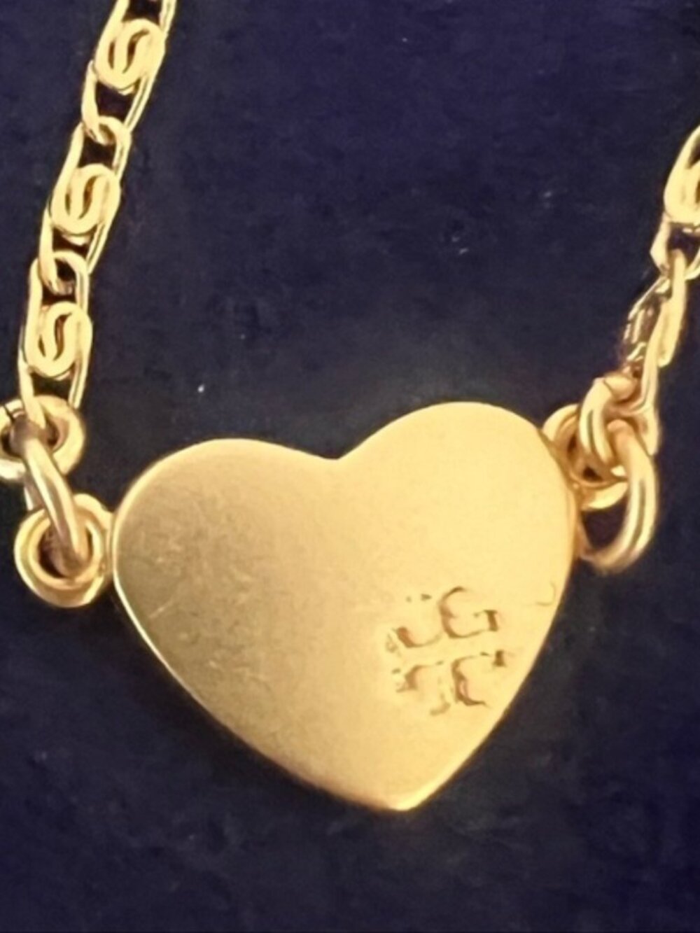 TORY BURCH Heart Charm Necklace